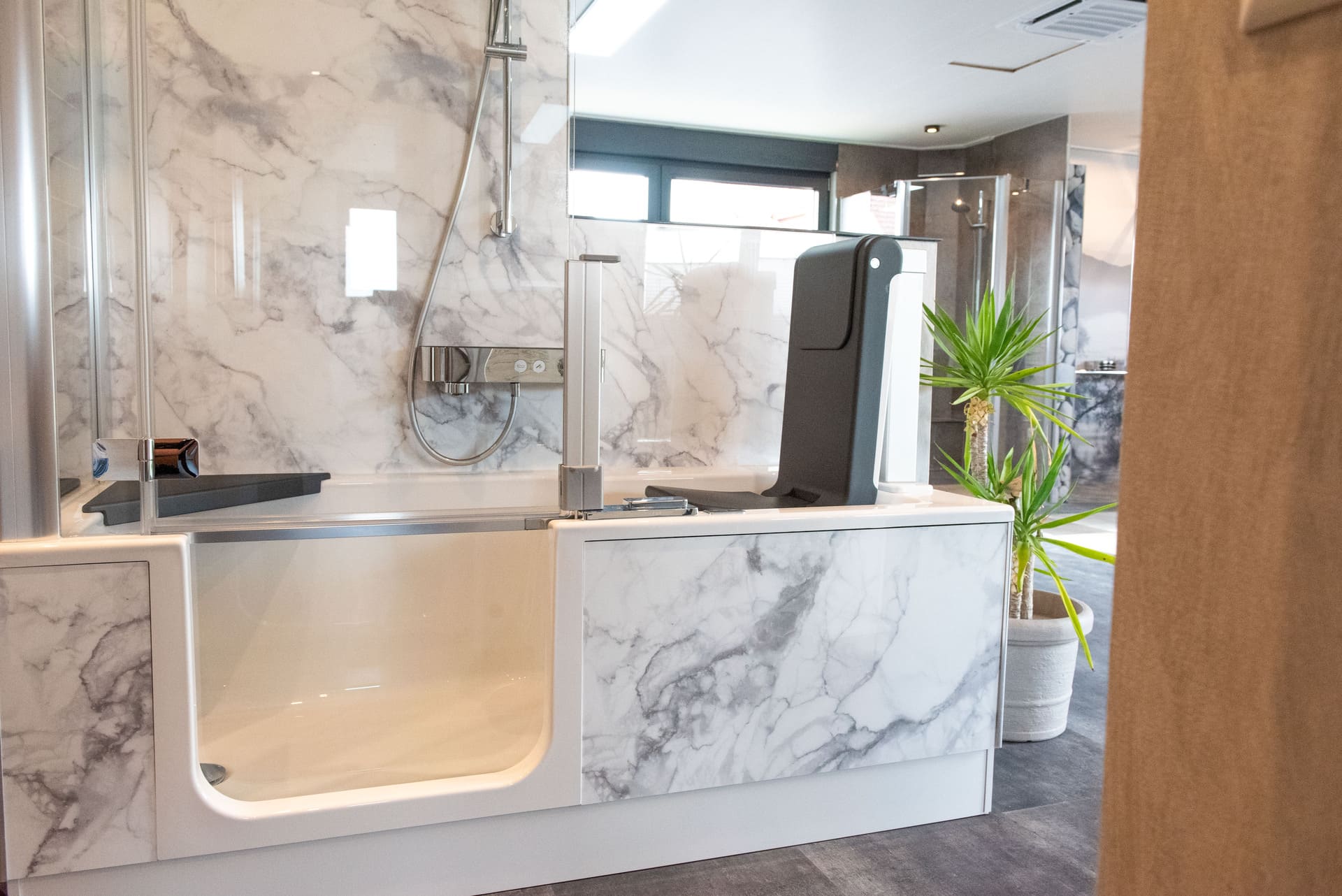 Wanne zur Dusche Umgebaut